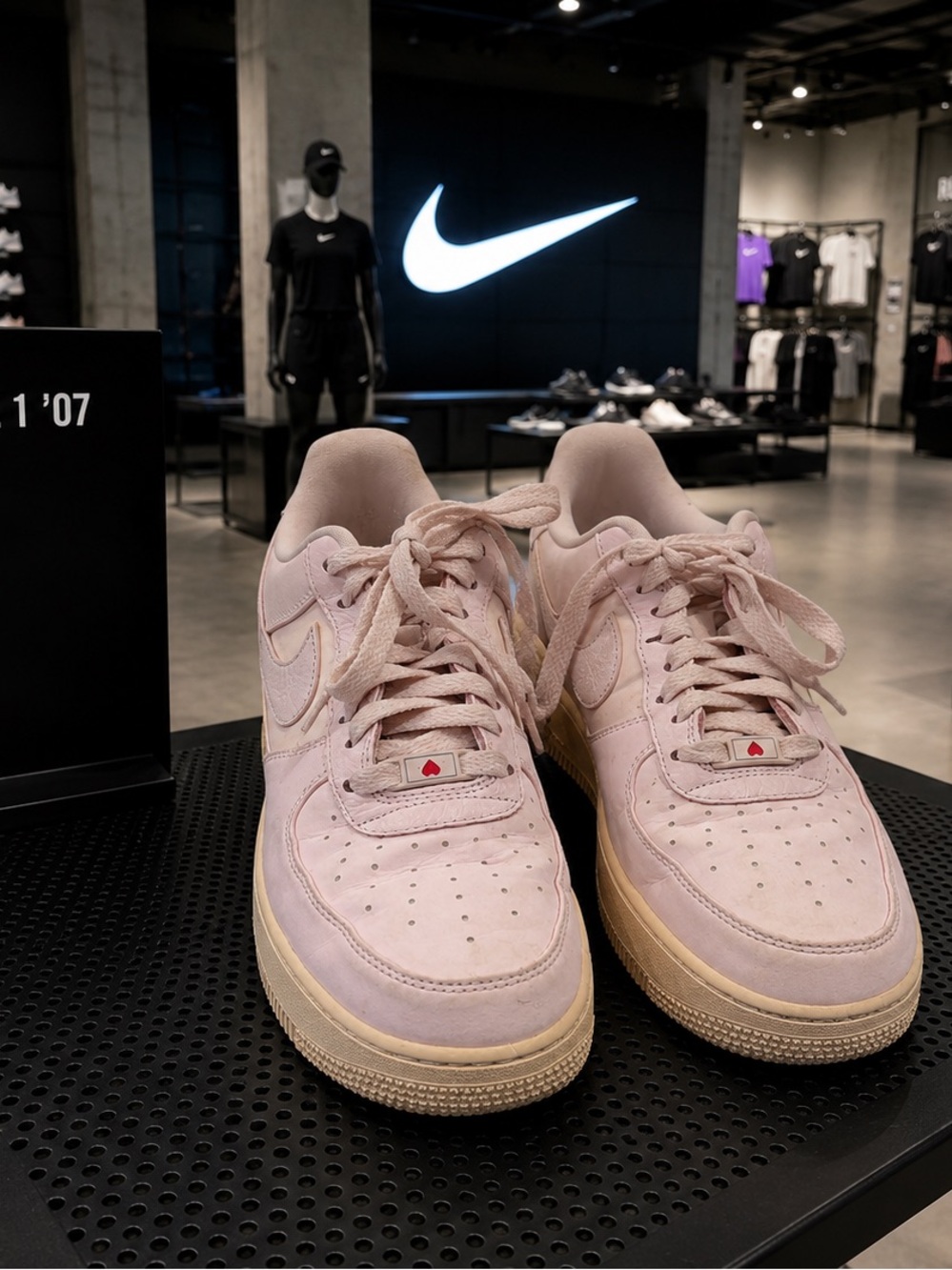 Nike Low-Top Sneakers — Pale Pink with Cream Sole